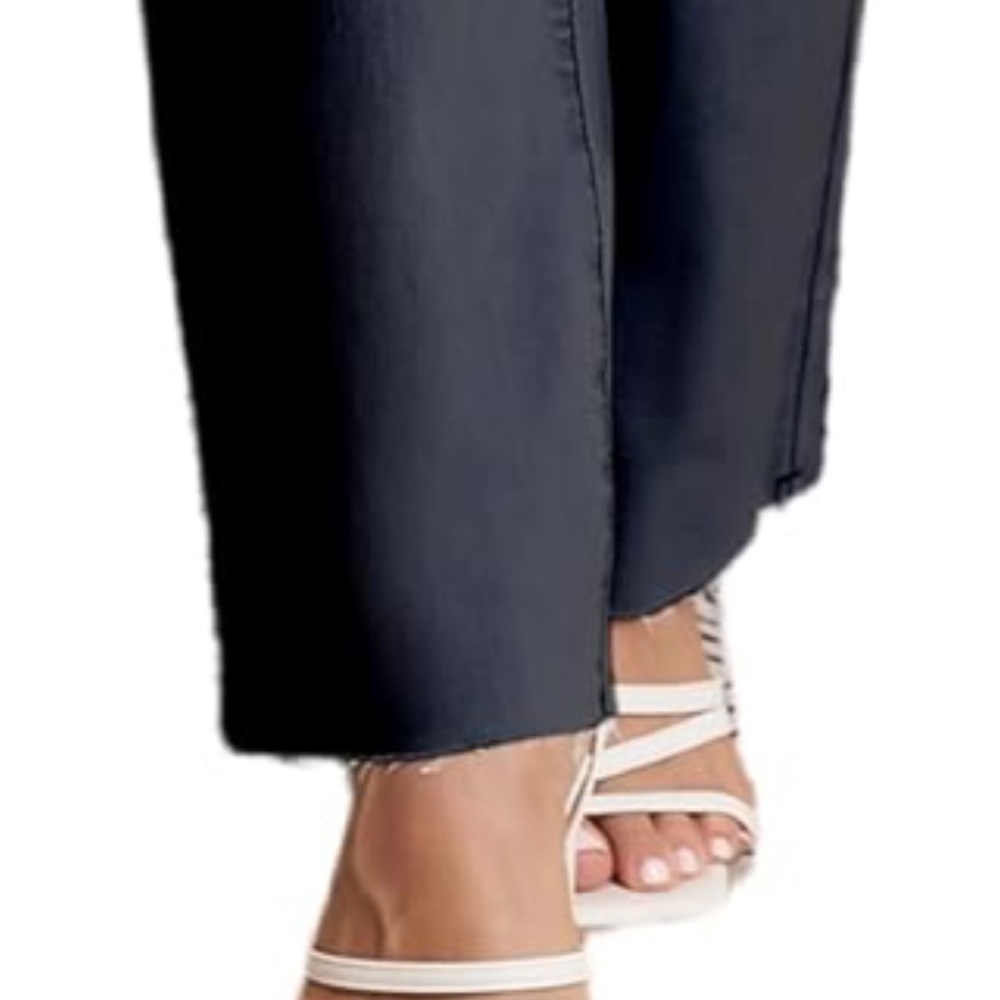 ETTELO Size 8 Black High Waisted Stretchy Jeans/Pants with Pockets nwt - Picture 5 of 9